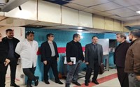 بازدید رئیس اداره درمان و مسئول تجهیزات پزشکی دانشگاه از بیمارستان امام خمینی (ره)