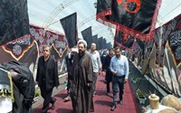 بازدید حجت‌الاسلام والمسلمین طاهری، مسئول نهاد نمایندگی مقام معظم رهبری و هیئت همراه از پایانه مرزی تمرچین